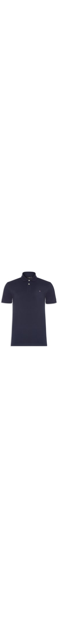 Polo Masculina Regular Fit Vista Detalhe Interno - Azul