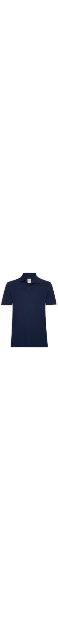 Polo Masculina Resort Regular Fit - Azul