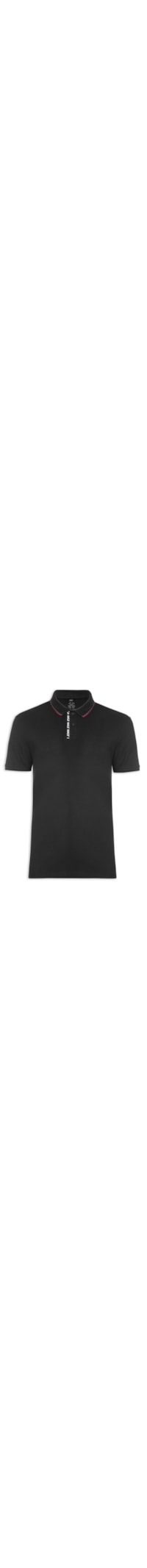Polo Masculina Rg Cassis Black - Preto