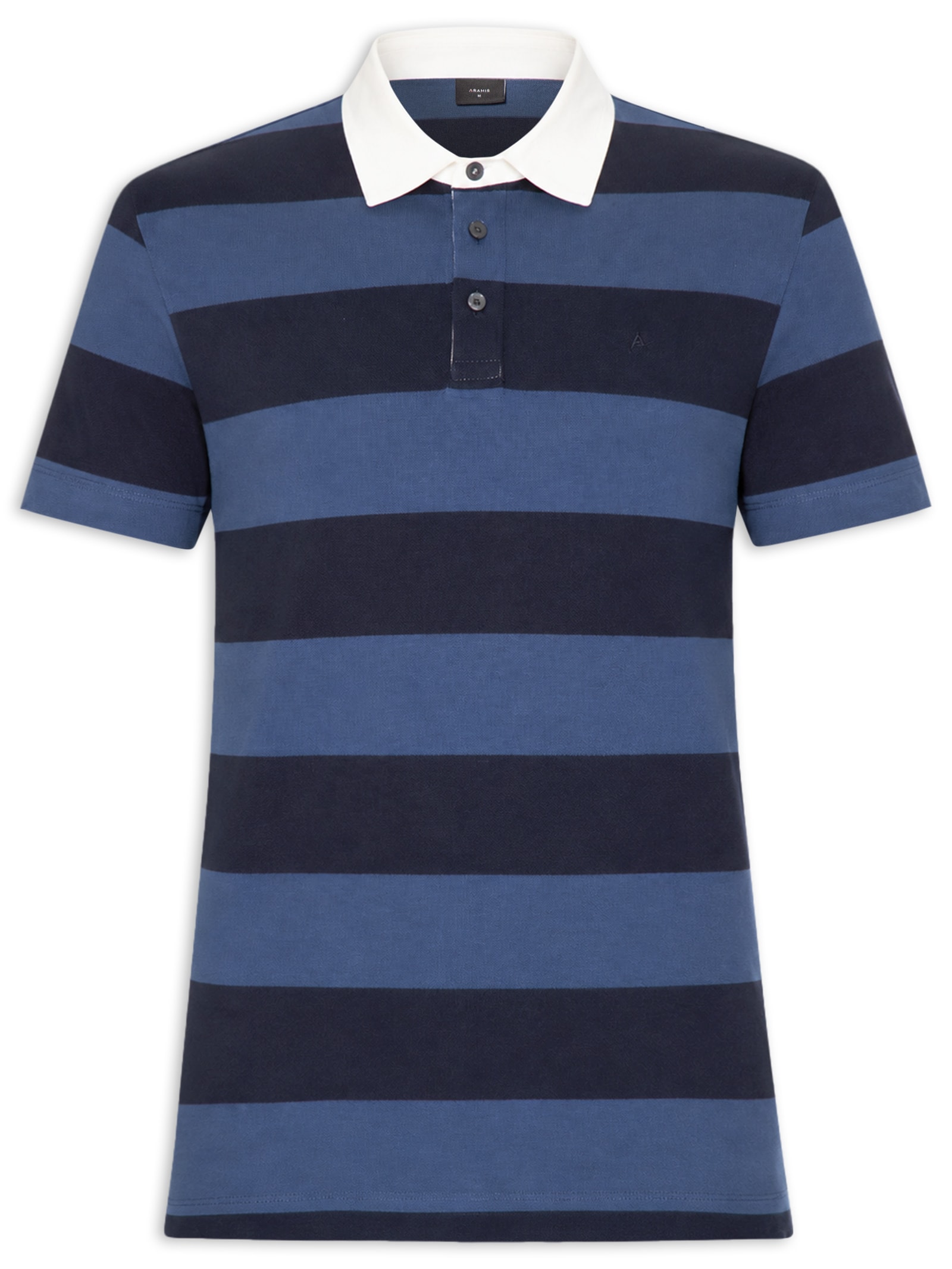 Polo Masculina Rugby Listrada Azul Aramis