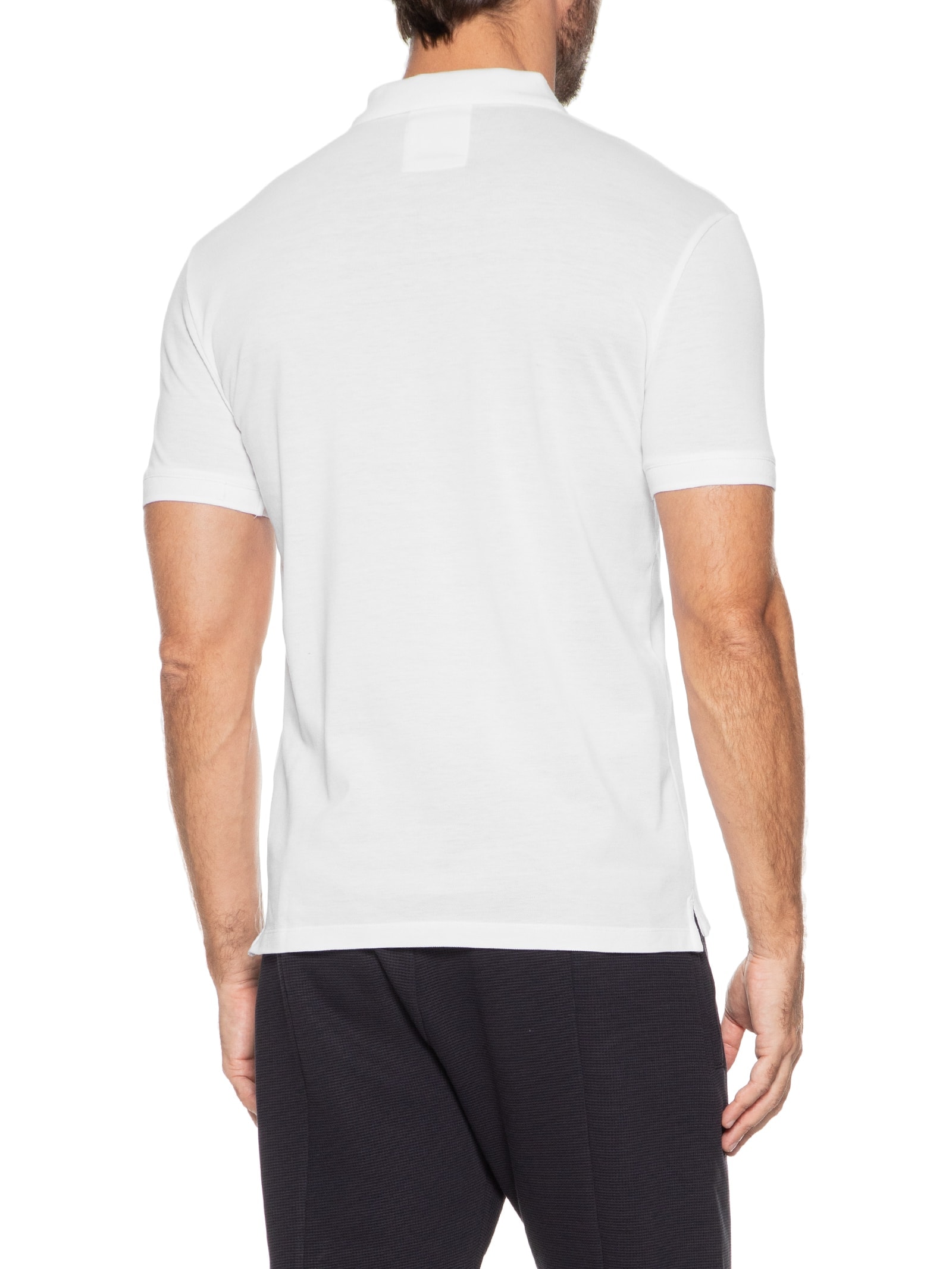 Polo Masculina Shirt Branco Emporio Armani