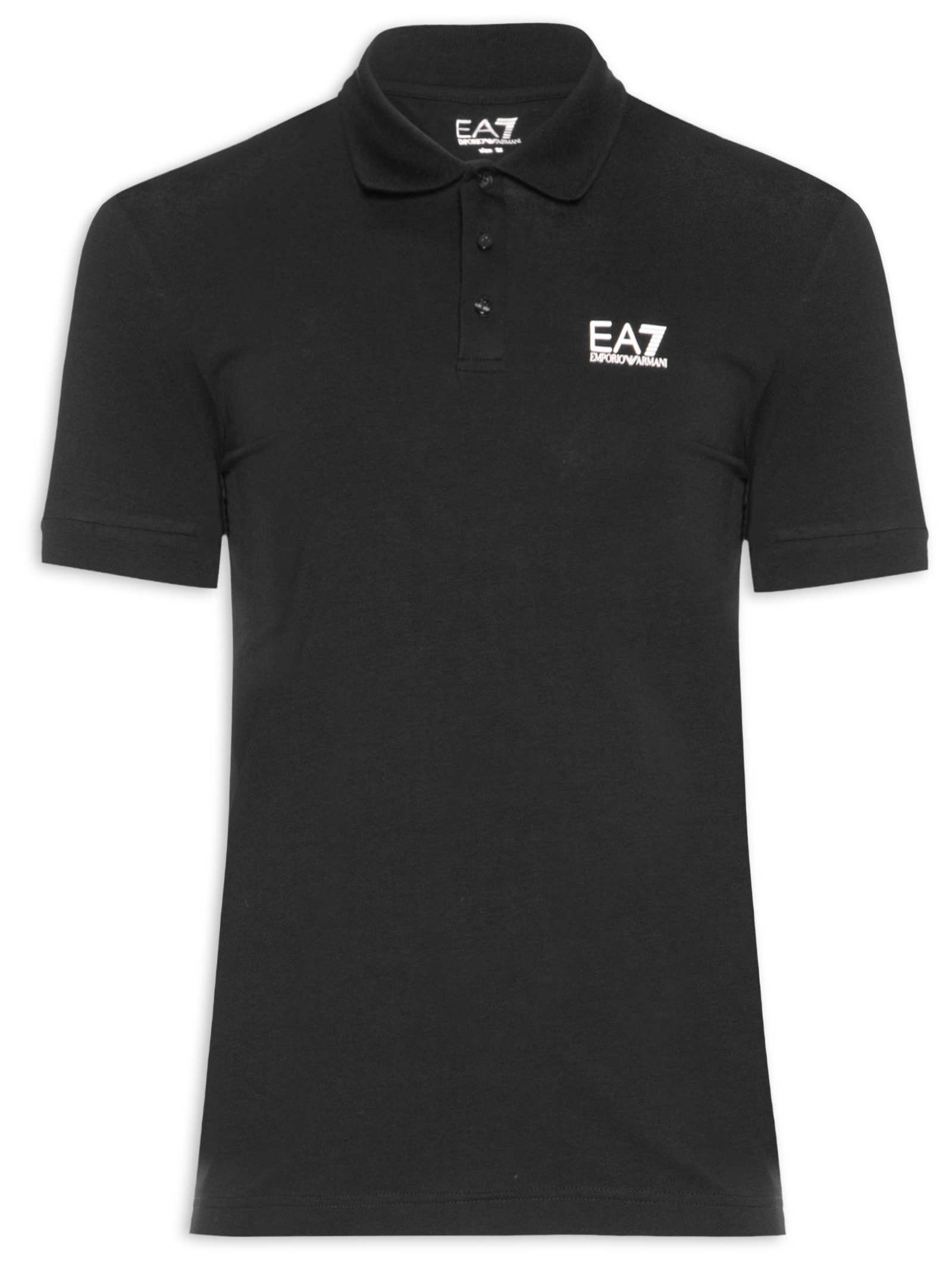 Polo Masculina Shirt Preto Ea7 Emporio Armani
