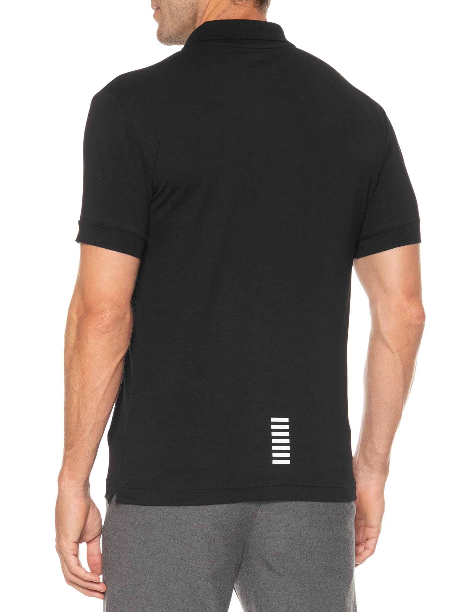 Polo Masculina Shirt Preto Ea7 Emporio Armani