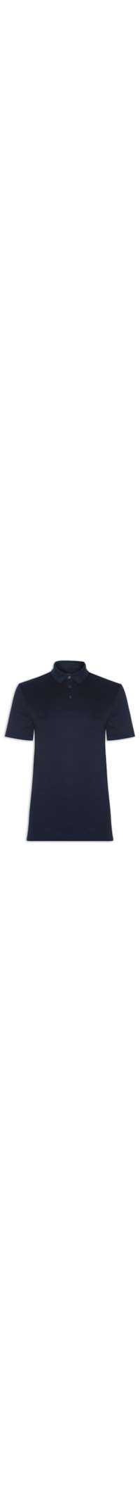 Polo Masculina Silk Blend Modal - Azul