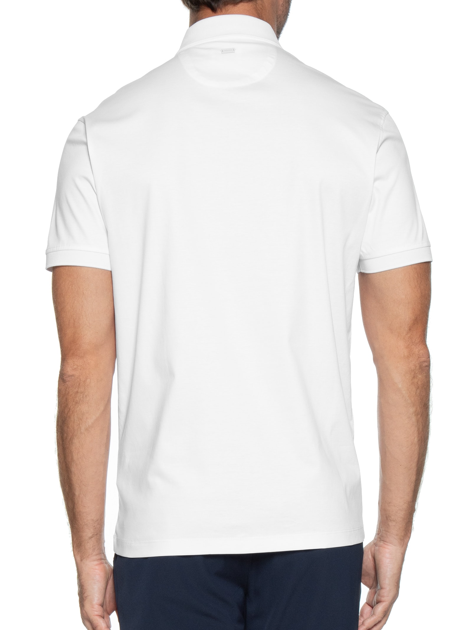 Polo Masculina Silk Blend Modal Branco Aramis