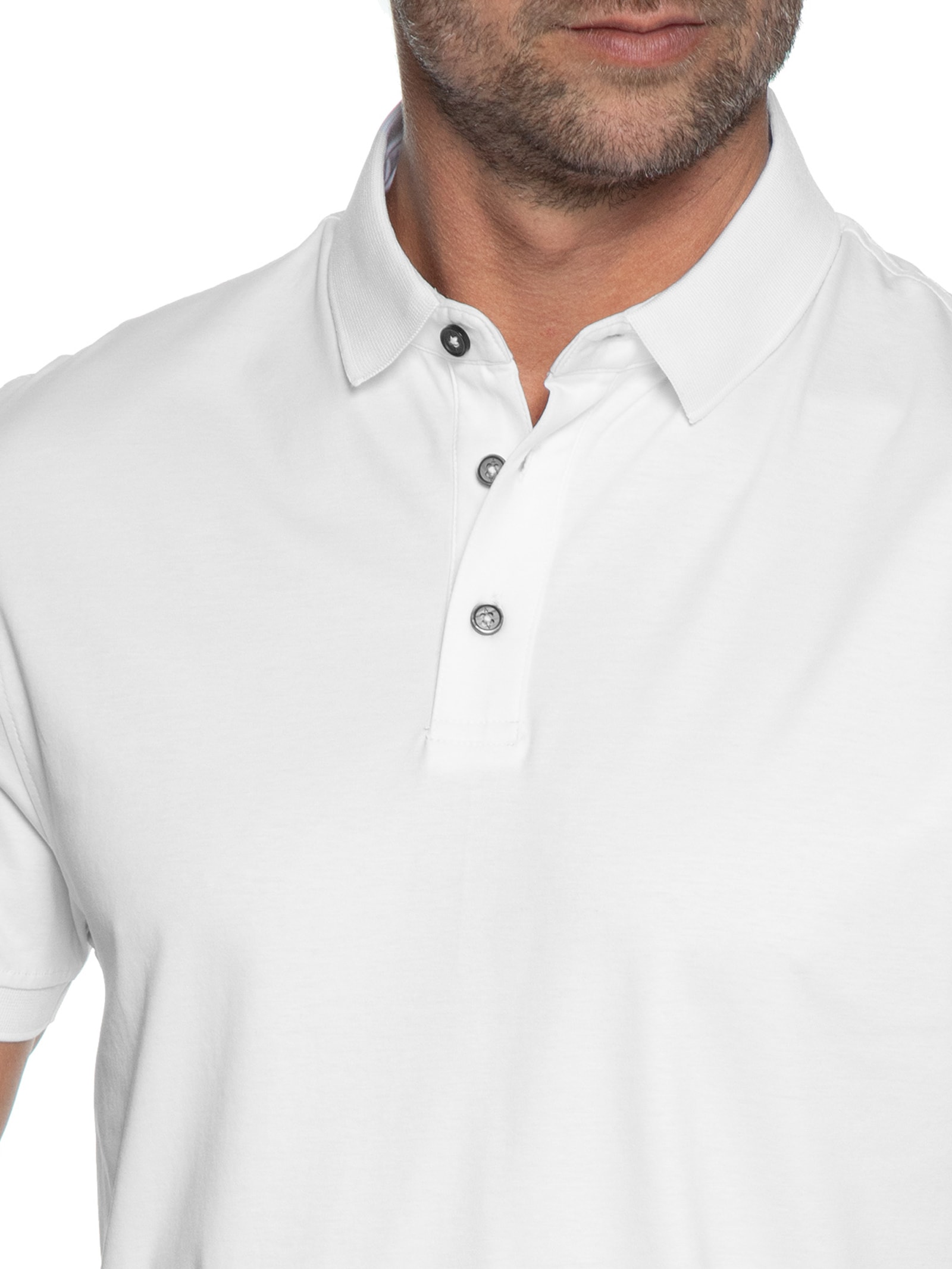 Polo Masculina Silk Blend Modal Branco Aramis