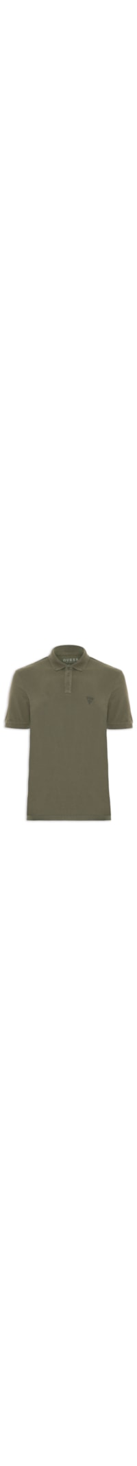 Polo Masculina Silk Triangulo Puff - Verde