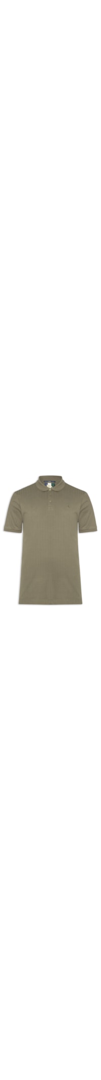Polo Masculina Slim Canelada - Verde