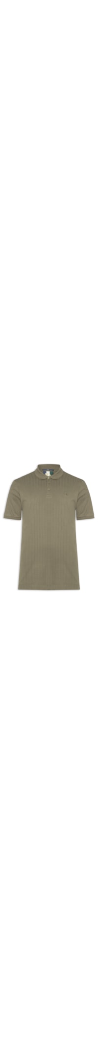 Polo Masculina Slim Canelada - Verde