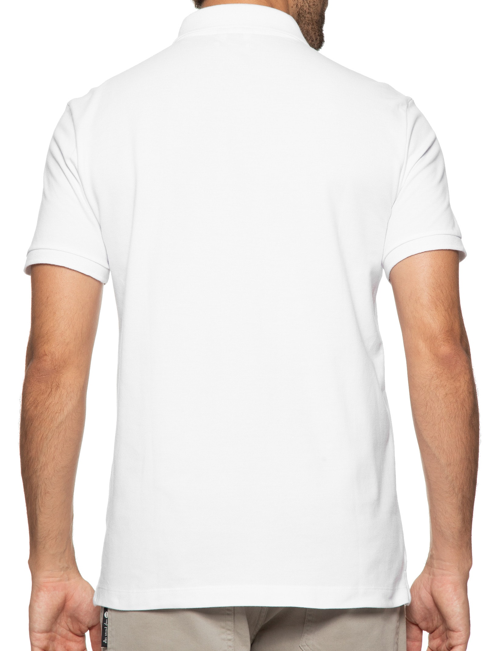 Polo Masculina Slim Fit Básica Branco Calvin Klein - White Label