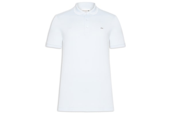 Polo Masculina Slim Fit Em Mini Piquet Stretch - Azul