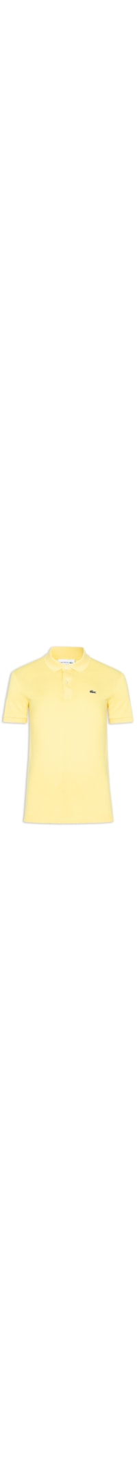 Polo Masculina Slim Fit Em Petit Piquet - Amarelo