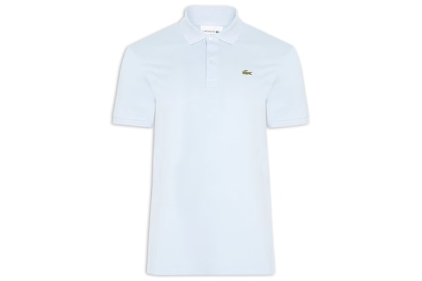 Polo Masculina Slim Fit Em Petit Piquet - Azul