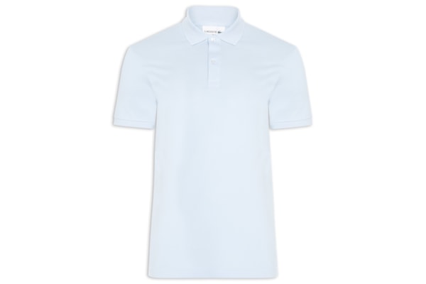 Polo Masculina Slim Fit Em Petit Piquet - Azul