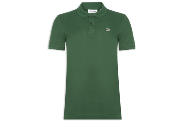 Polo Masculina Slim Fit Em Petit Piquet - Verde 
