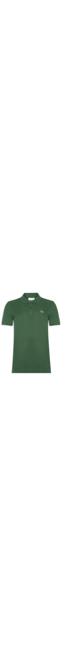 Polo Masculina Slim Fit Em Petit Piquet - Verde
