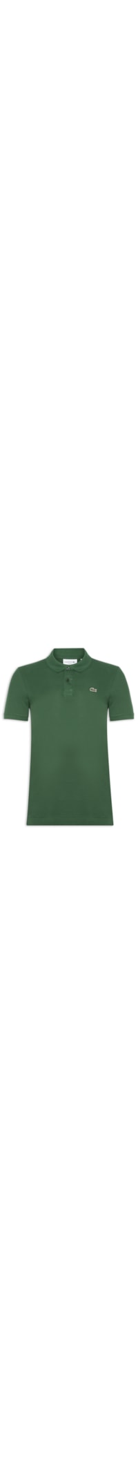 Polo Masculina Slim Fit Em Petit Piquet - Verde