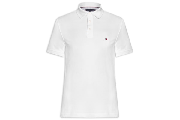 Polo Masculina Slim Fit Im 1985 - Branco