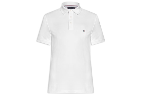 Polo Masculina Slim Fit Im 1985 - Branco