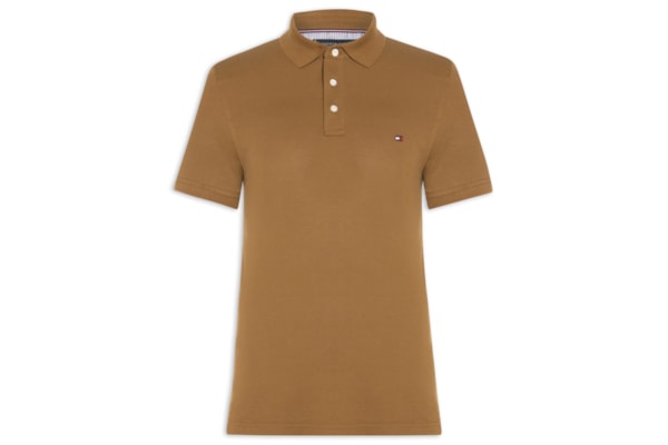 Polo Masculina Slim Fit Im 1985 - Marrom