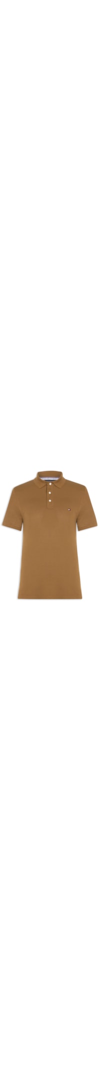 Polo Masculina Slim Fit Im 1985 - Marrom