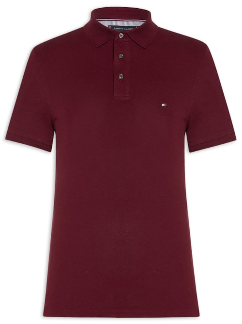Polo Masculina Slim Fit Im 1985 – Vinho