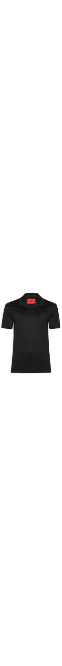Polo Masculina Slim-Fit Johnny Collar Dimerspolo - Preto