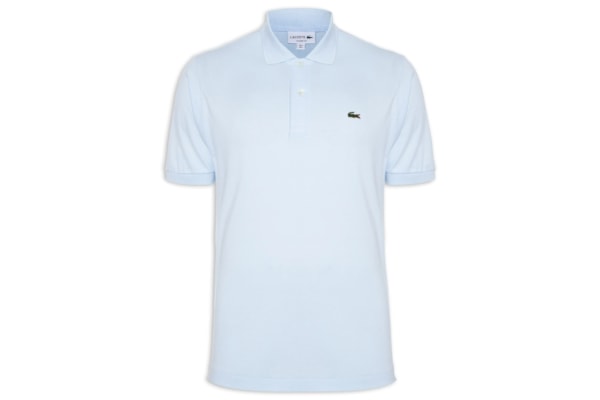 Polo Masculina Slim Fit L.12.12 Em Piquet De Algodão - Azul