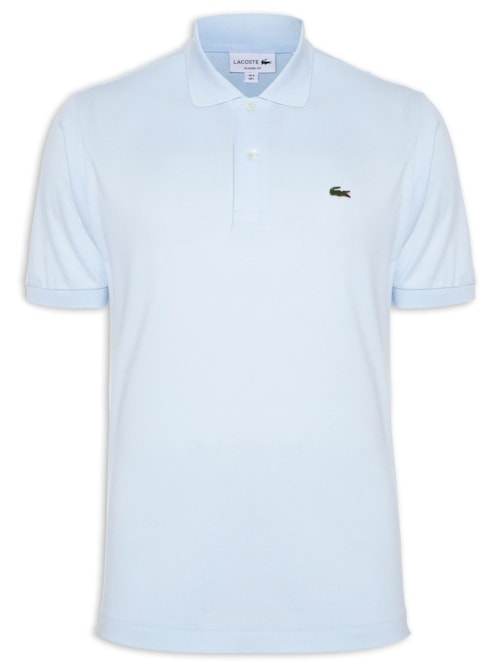 Polo Masculina Slim Fit L.12.12 Em Piquet De Algodão – Azul