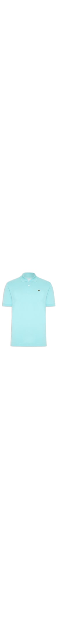 Polo Masculina Slim Fit L.12.12 Em Piquet De Algodão - Azul