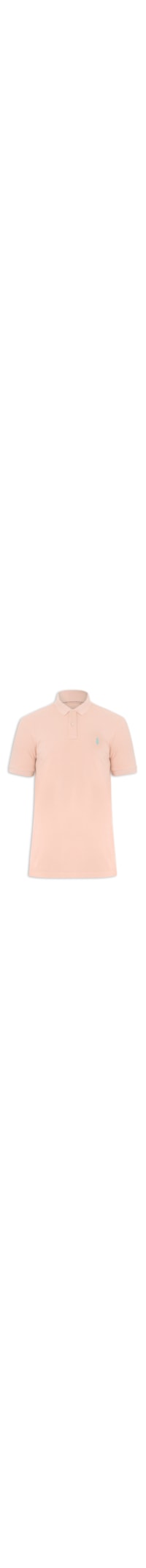 Polo Masculina Slim Fit Summer Em Piquet - Rosa