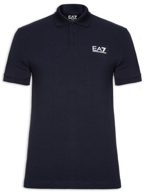 Polo Masculina Slim Fit Train Core – Azul