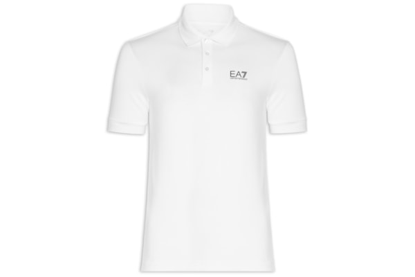 Polo Masculina Slim Fit Train Core - Branco