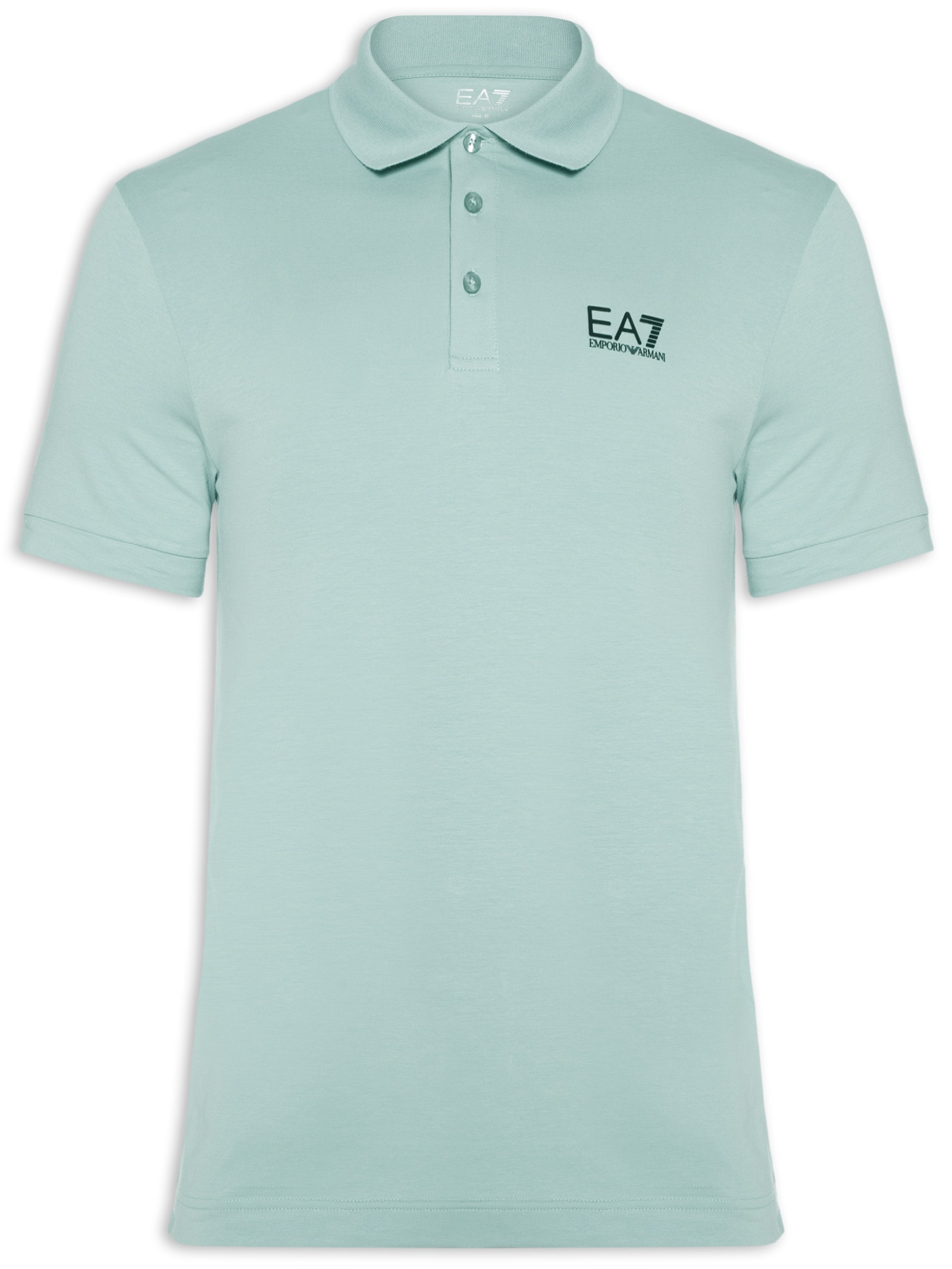 Polo Masculina Slim Fit Train Core Verde Ea7 Emporio Armani