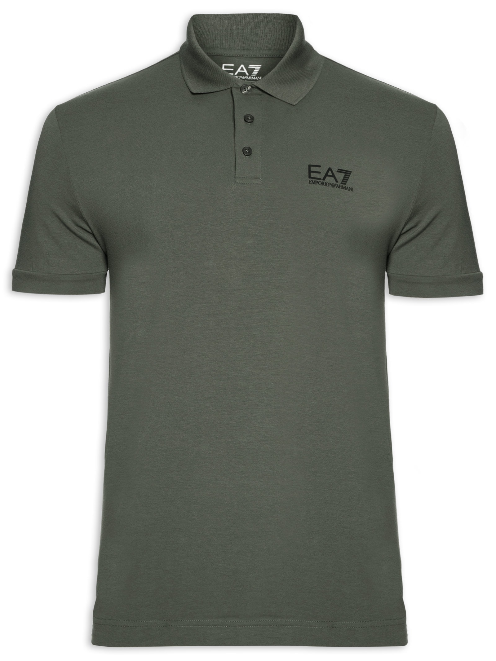 Polo Masculina Slim Fit Train Core Verde Ea7 Emporio Armani
