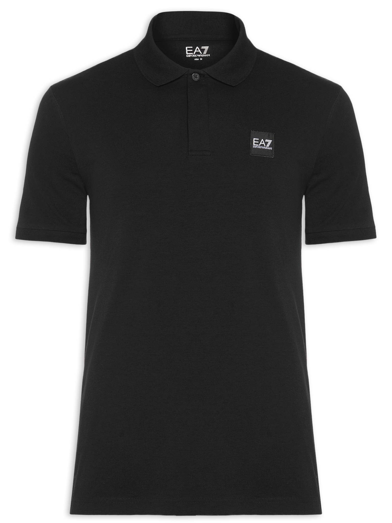 Polo Masculina Slim Fit Train Visibility Preto Ea7 Emporio Armani