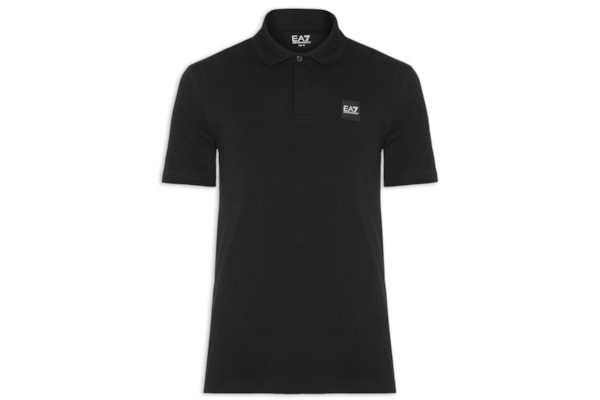 Polo Masculina Slim Fit Train Visibility - Preto