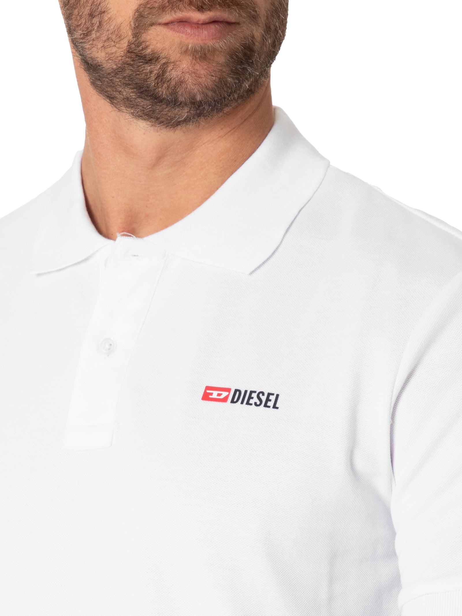 Polo Masculina Smith-Div Branco Diesel