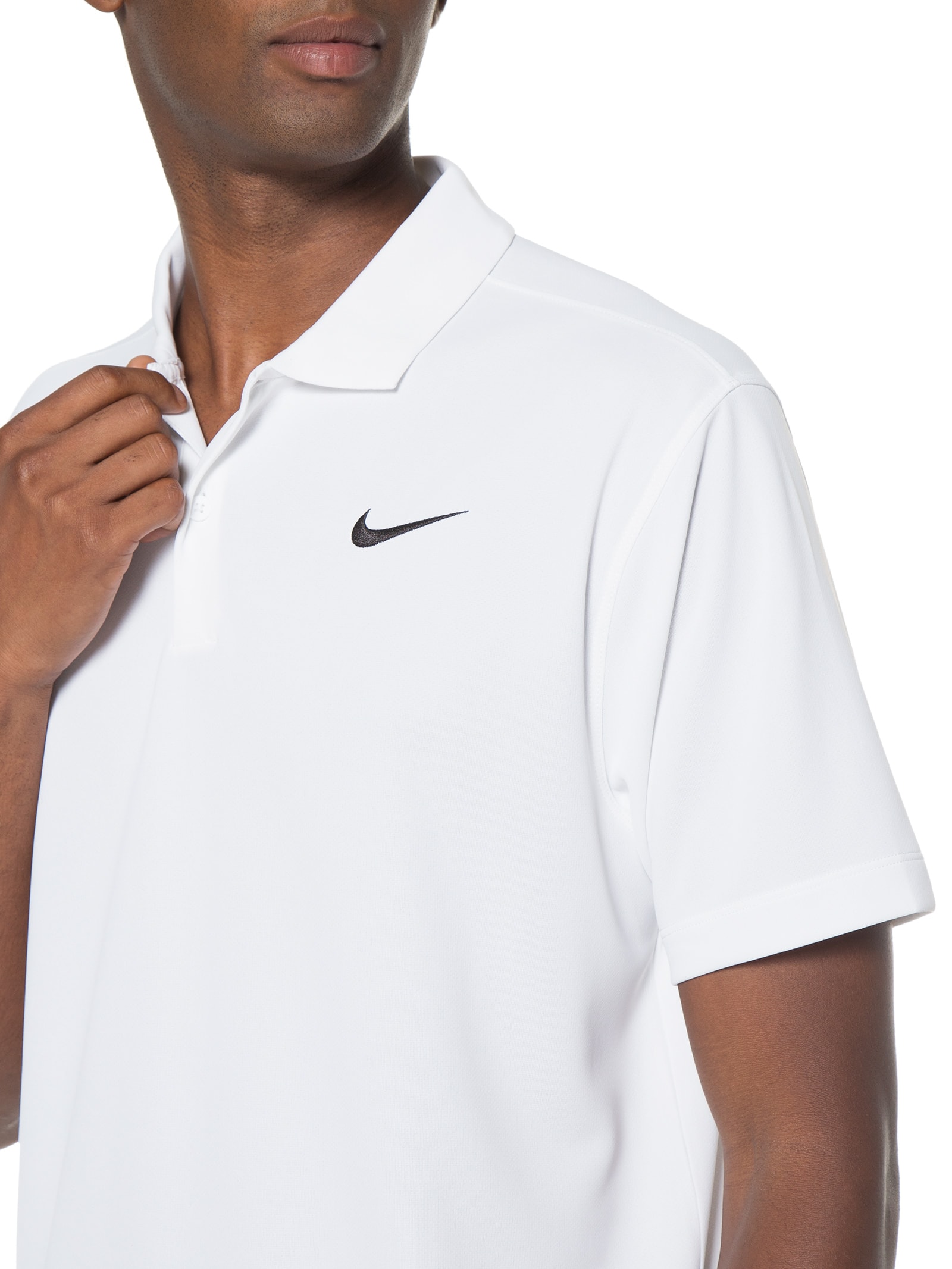 Polo Masculina Solid - Nike - Branco