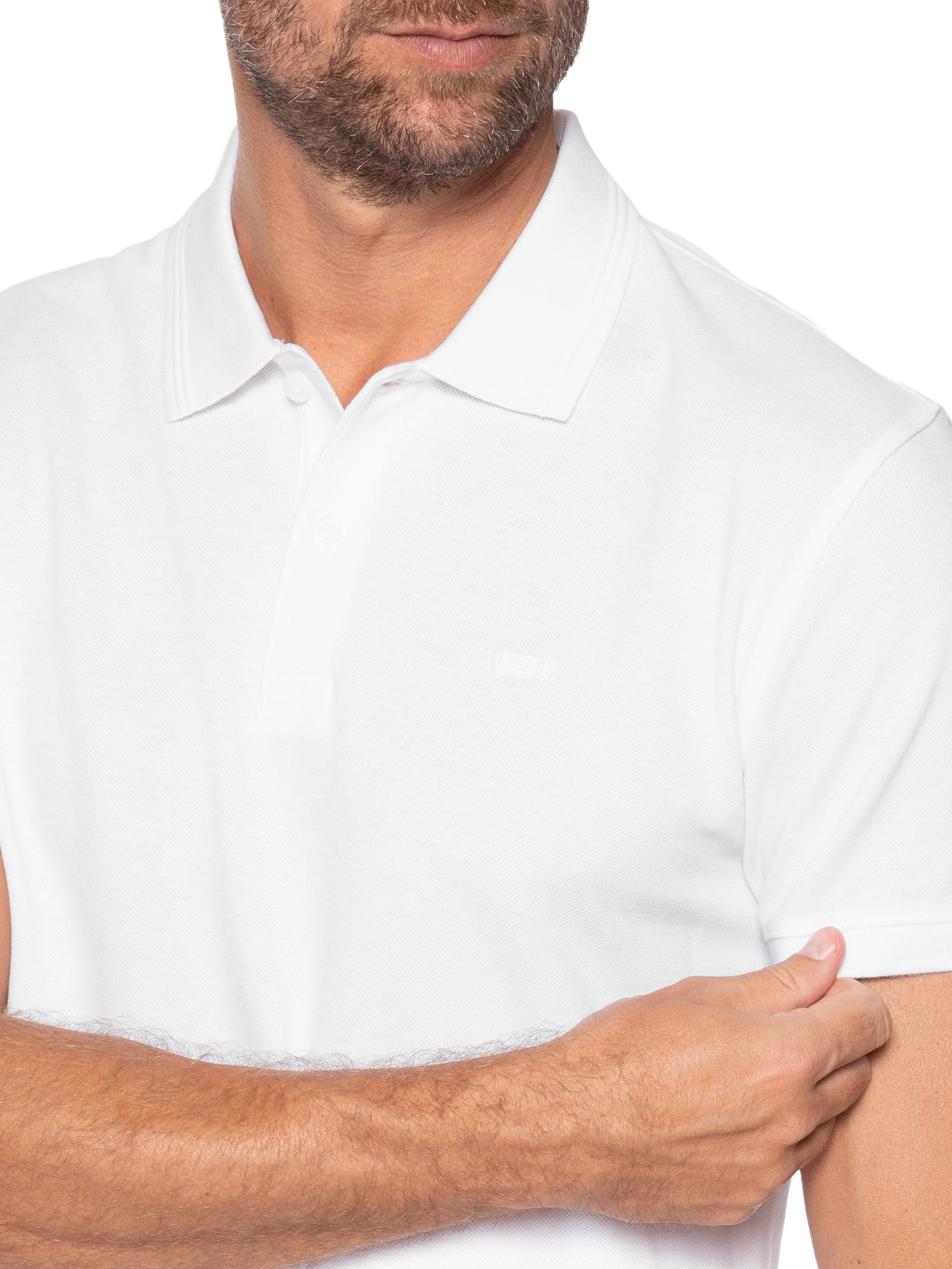 Polo Masculina Standard Fit Original Branco Levi's