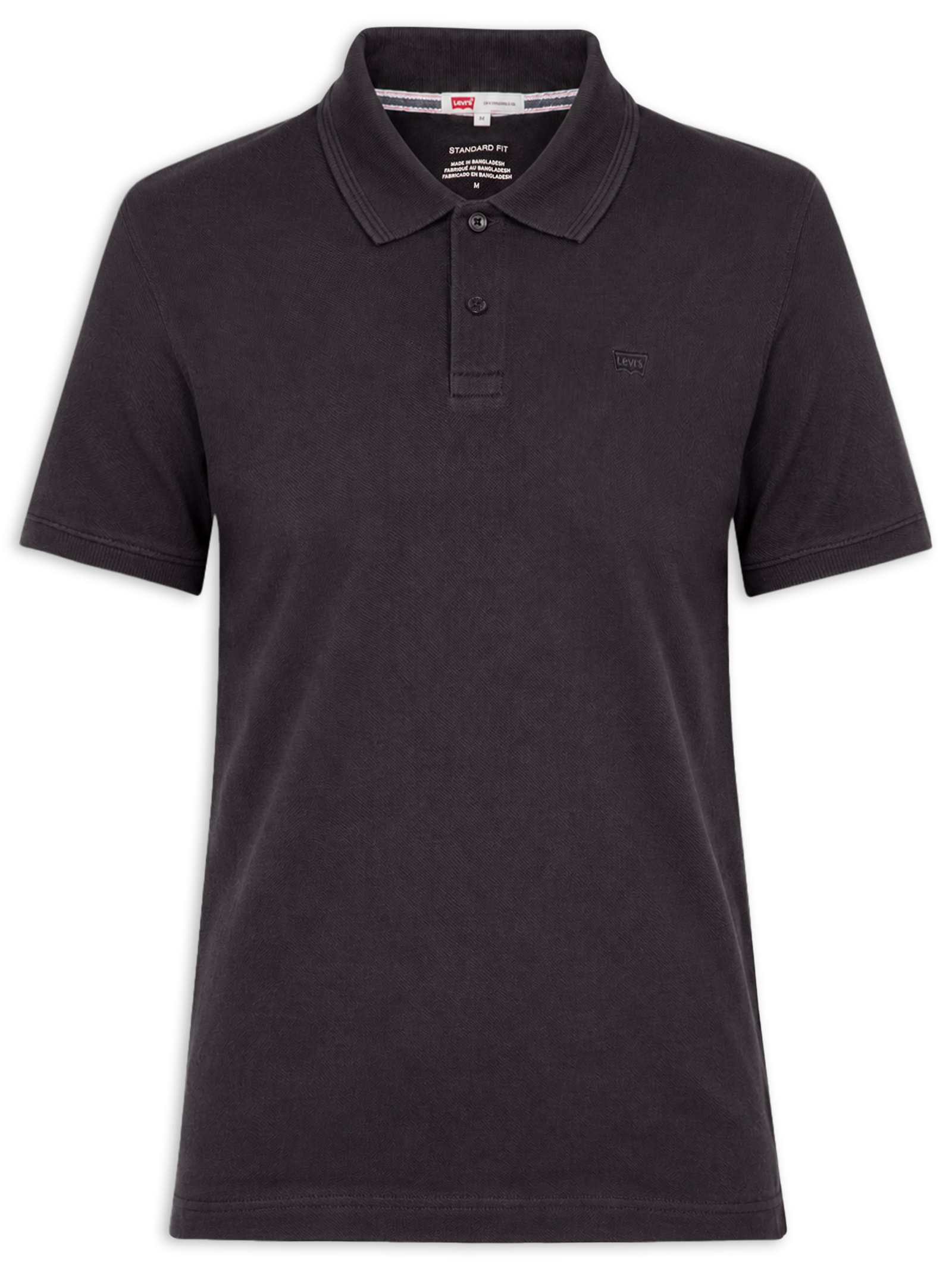 Polo Masculina Standard Fit Original Preto Levi's