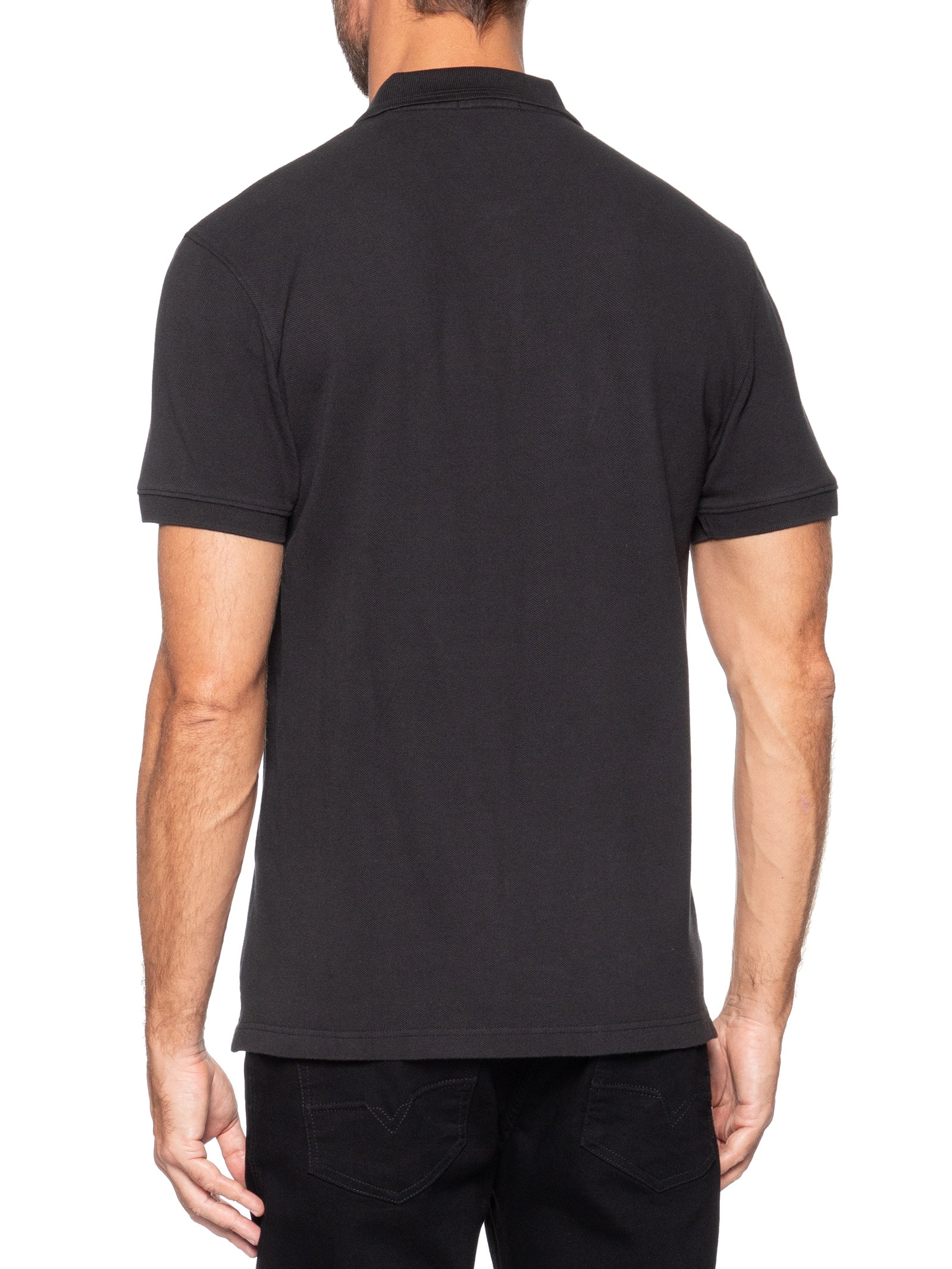 Polo Masculina Standard Fit Original Preto Levi's