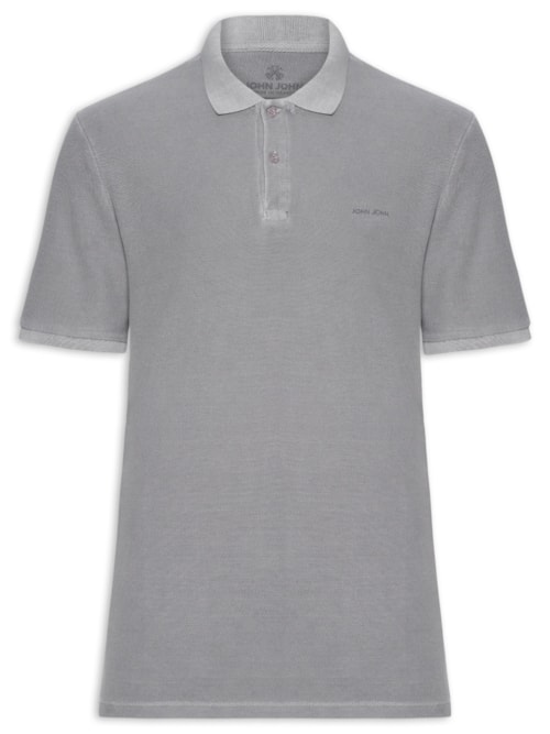 Polo Masculina Stone – Cinza
