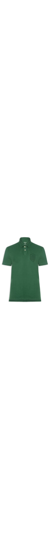 Polo Masculina Stone Manga Curta Colors - Verde