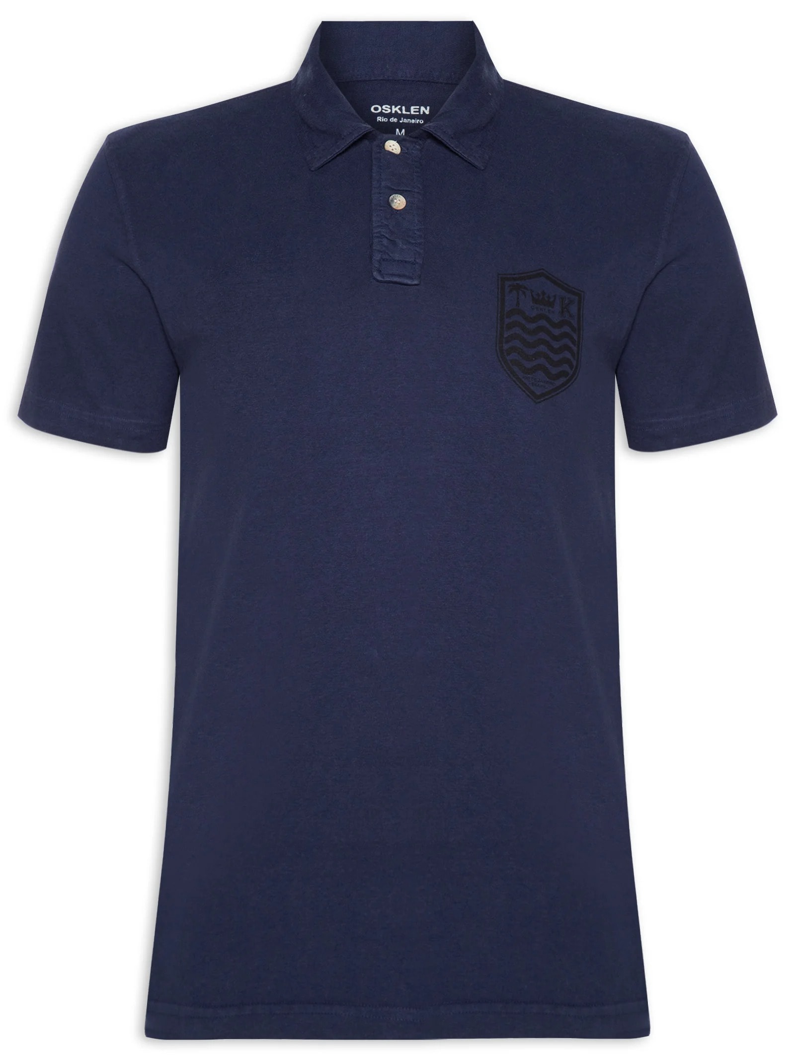 Polo Masculina Stone Mc Colors Azul Osklen