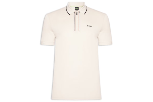 Polo Masculina Stretch Cotton Slim Fit Philix Goc - Bege