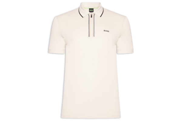 Polo Masculina Stretch Cotton Slim Fit Philix Goc - Bege