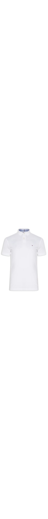 Polo Masculina Stretch Regular Fit - Branco