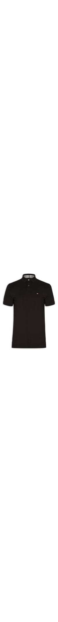 Polo Masculina Stretch Regular Fit - Preto