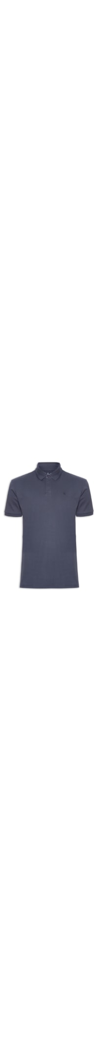 Polo Masculina Suedine Pima - Azul